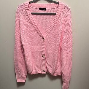 Amazon Pink Women's Cardigan Sweater